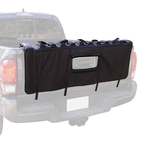Houseables Tailgate Bike Pad, Tailgate Pad for Mountain Bike, Tail Gate Pads, Truck Bed, Protectors for Trucks, MTB, Cover, Full Size, Midsize, Pickup, Carrier, Mat, Blanket, Cache, 5 Strap, 53x16x7