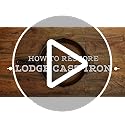 Lodge L9OG3 Cast Iron Round Griddle, Pre-Seasoned, 10.5-inch - Made in USA, Compatible with Stovetop, Oven, Grill & Campfire