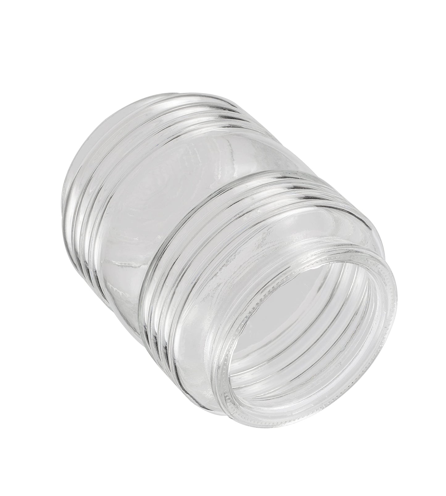 Aspen Creative 23603-01, Replacement Clear Jelly Jar Glass Shade,Use For Indoor And Outdoor, 3-5/8"Dia x 4-3/4"H/Fitter 3-1/4"