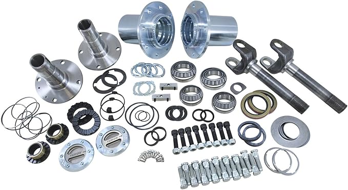 Yukon Gear & Axle (YA WU-04) Spin Free Locking Hub Conversion Kit for Dodge SRW Dana 60 AAM Differential