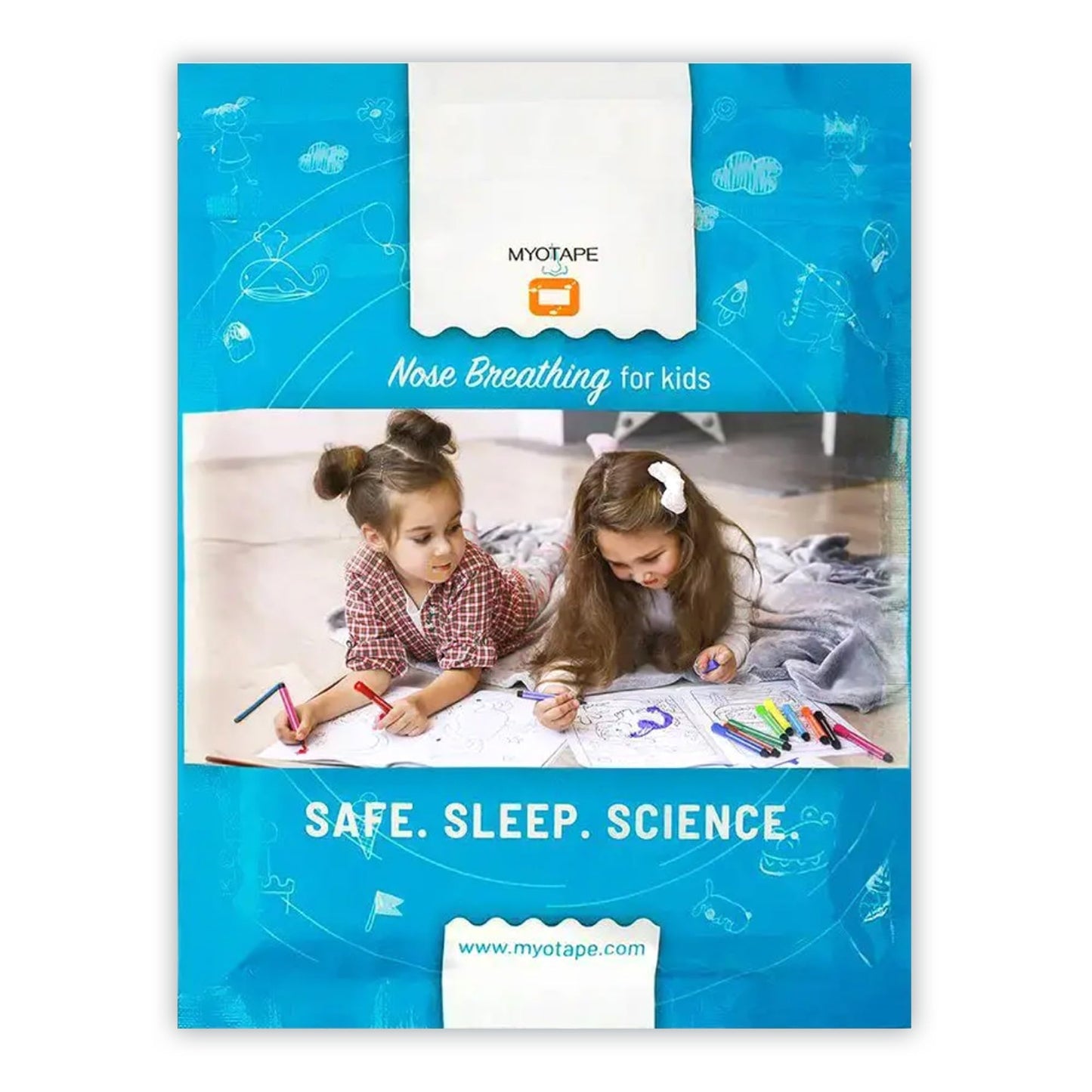 MyoTape - Sleep Tape for Kids - 90 Nights - Reduce Snoring - Improve Your Kids Sleep - Promote Nasal Breathing - Children - Gentle On Skin