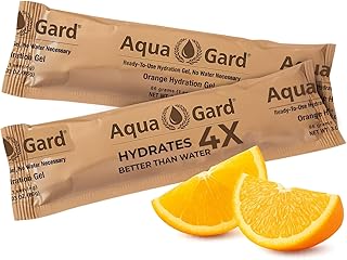 Aqua-Gard Emergency Water Gel - Survival Water Pouches for Disaster Relief | 200% More Effective Hydration | Emergency Wat...