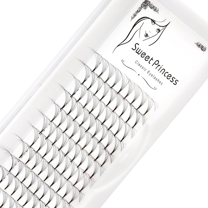12rows 120pcs 10D Premade Volume Fans Eye Lashes Extensions Thickness 0.07mm D Curl Black Soft Individual False Eyelashes Makeup Fake Lashes Cluster 8-18mm to Choose (7D-4pack-9-11-13-15mm)