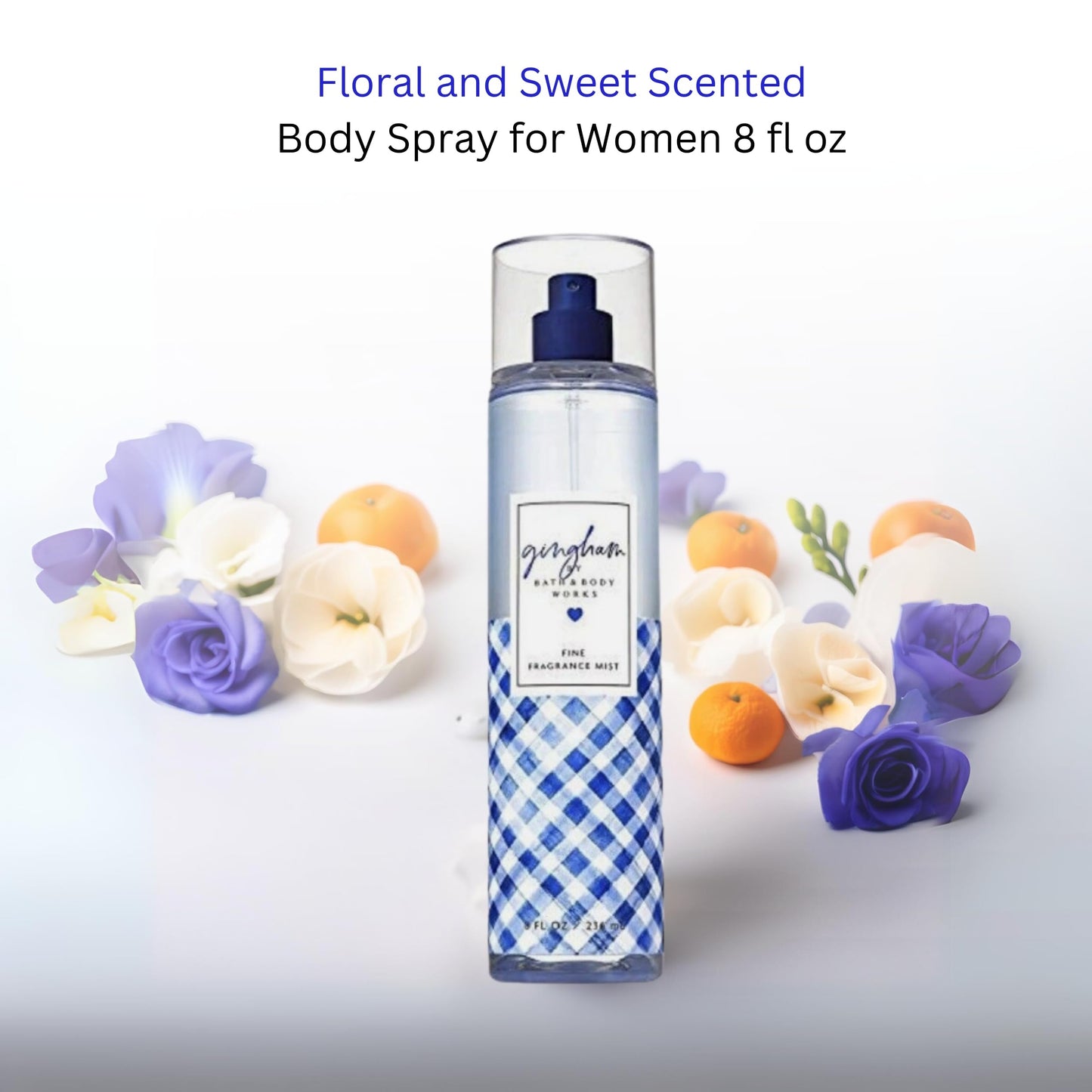 Bath & Body Works Fine Fragrance Body Spray Mist 8 fl oz / 236 mL (Gingham)