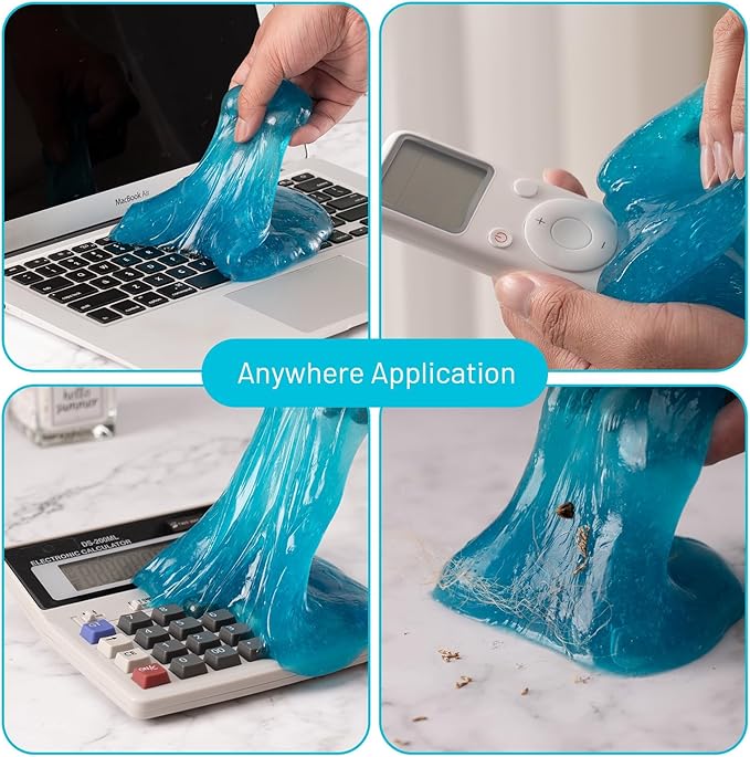 WildAuto Car Cleaning Gel for Car Detailing Cleaning Car Cleaning Putty Universal Car Cleaning Tools Car Slime Cleaner Dust Cleaning Gel Car Accessories Keyboard Cleaner Supplies