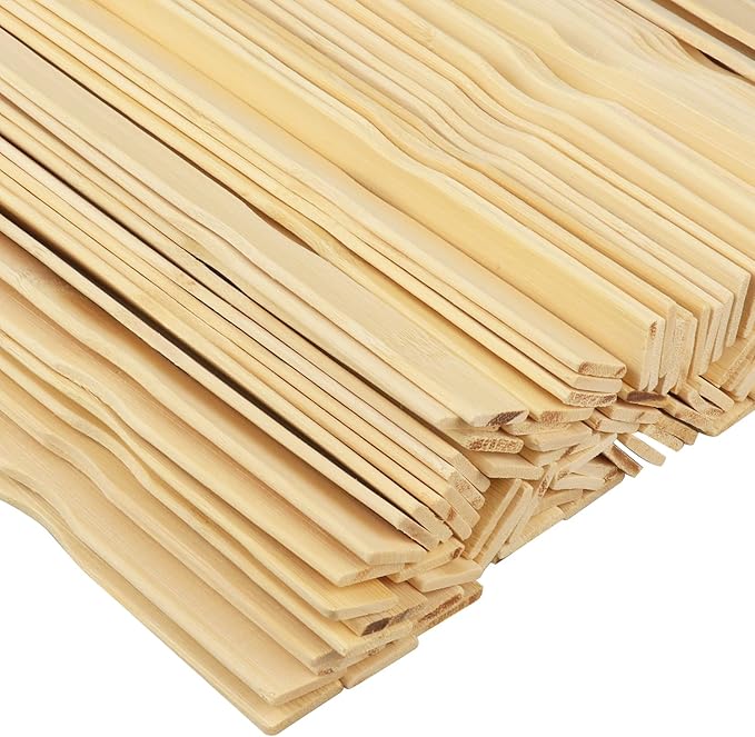 200 PCS 14 Inch Paint Stir Sticks, Paint Sticks, Wooden Stirrers Mixing Sticks for DIY Crafts, Painting, Crafting Resin Wood Paddle, Hobby Projects, Garden, by GNIEMCKIN