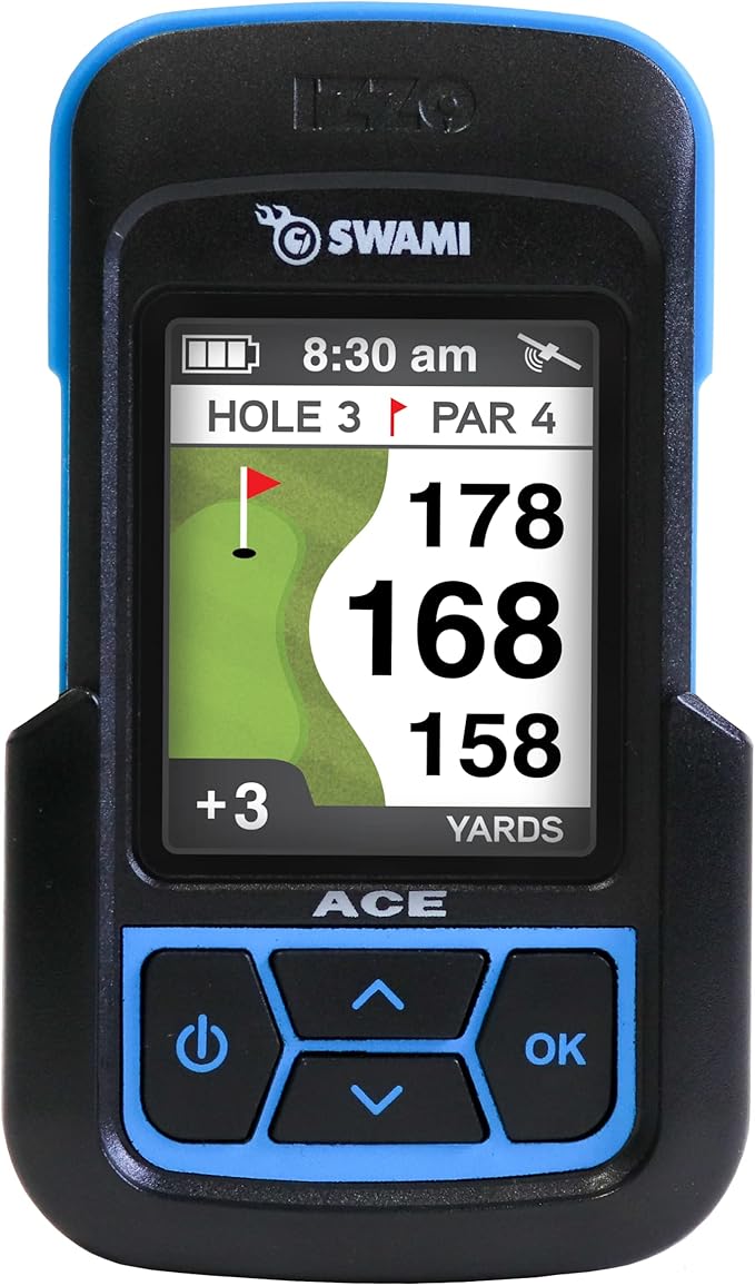 Izzo Golf Swami Ace Handheld Golf GPS Rangefinder