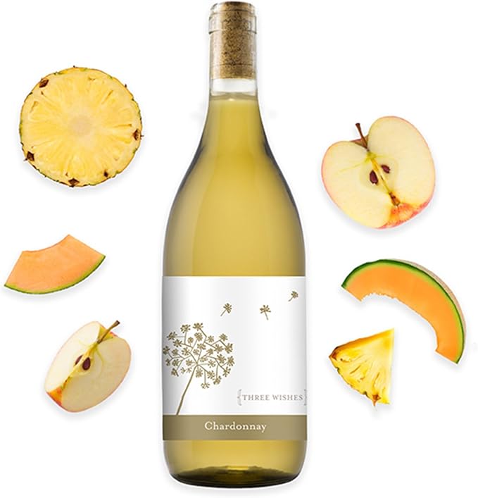 Three Wishes Chardonnay, White Wine, 750 mL Bottle