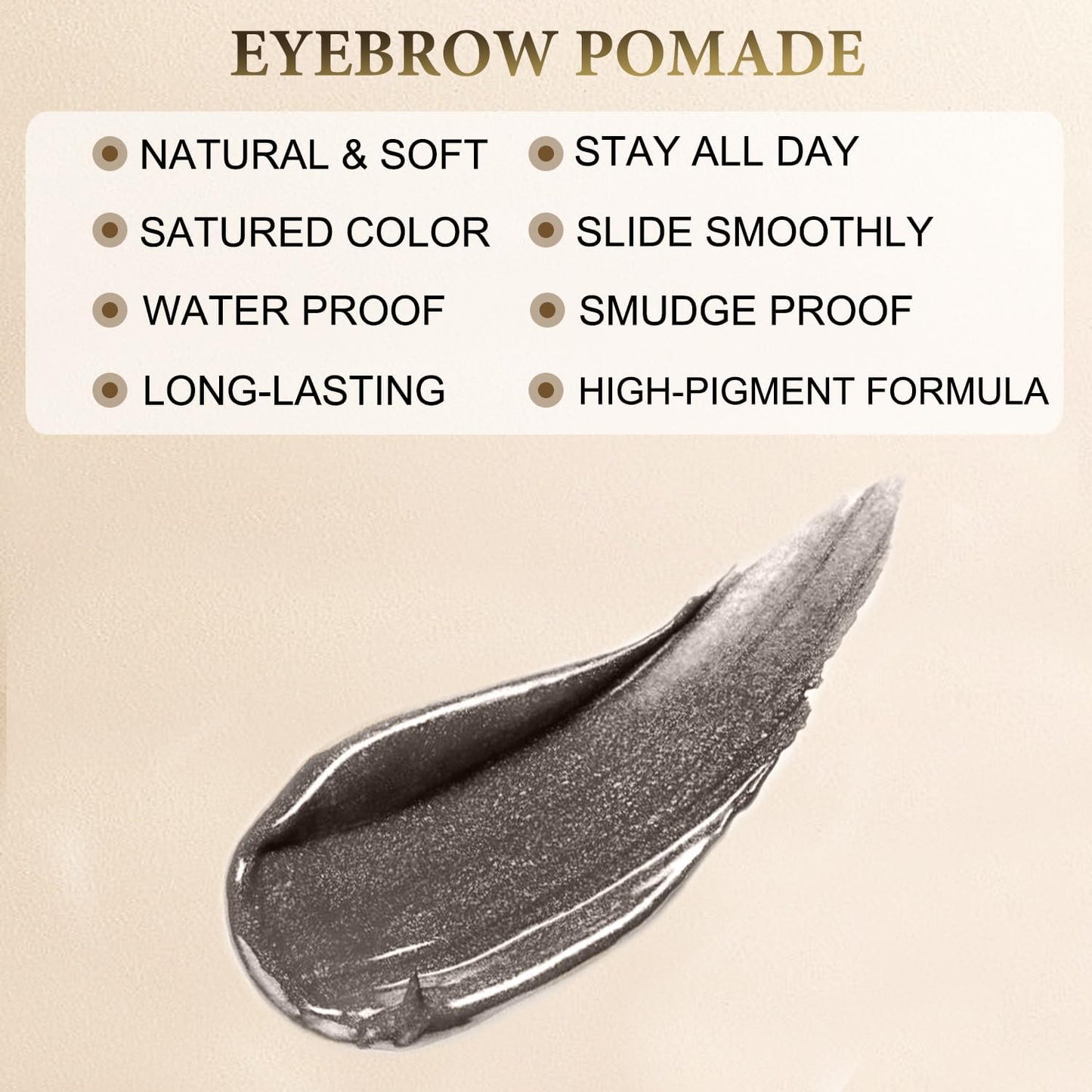 LAVONE Eyebrow Stamp Stencil Kit for Eyebrow, Brow Stamp Trio Kit with Waterproof Eyebrow Pencil, Eyebrow Pomade,20 Eyebrow Sten