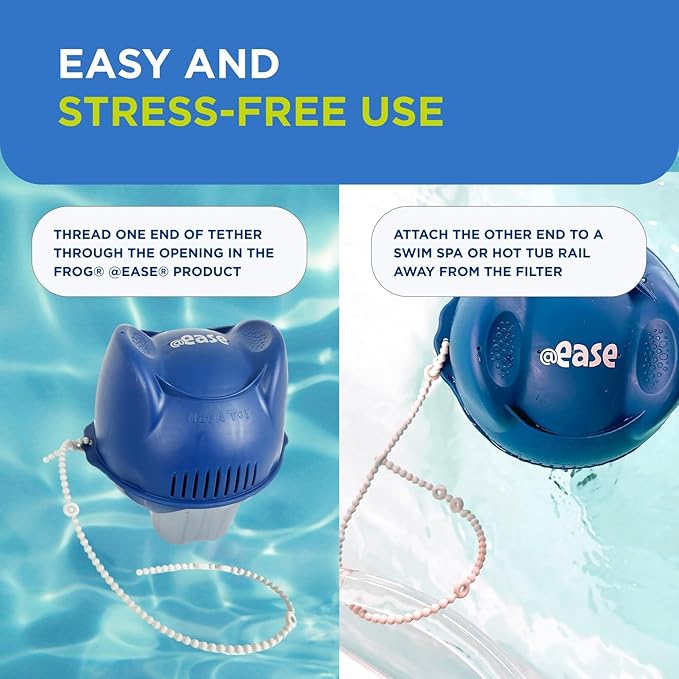 Silicon Tether for The FROG @Ease Sanitizing System for Swim Spas – Made of BPA Silicone, Reliable, Reusable, 20.5" Long