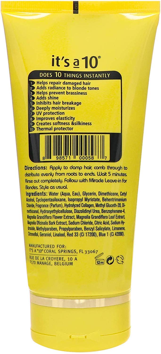 it's a 10 Haircare Five Minute Hair Repair for Blondes, 5 fl. oz. (Pack of 3)