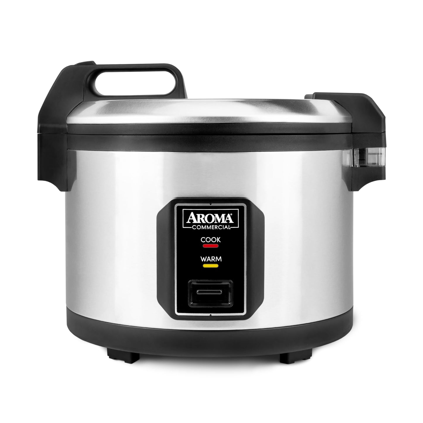 AROMA Commercial Rice Cooker for Restaurant (64 Cups Cooked) and Automatic Commercial Rice Warmer with Bonded Granite® Pot
