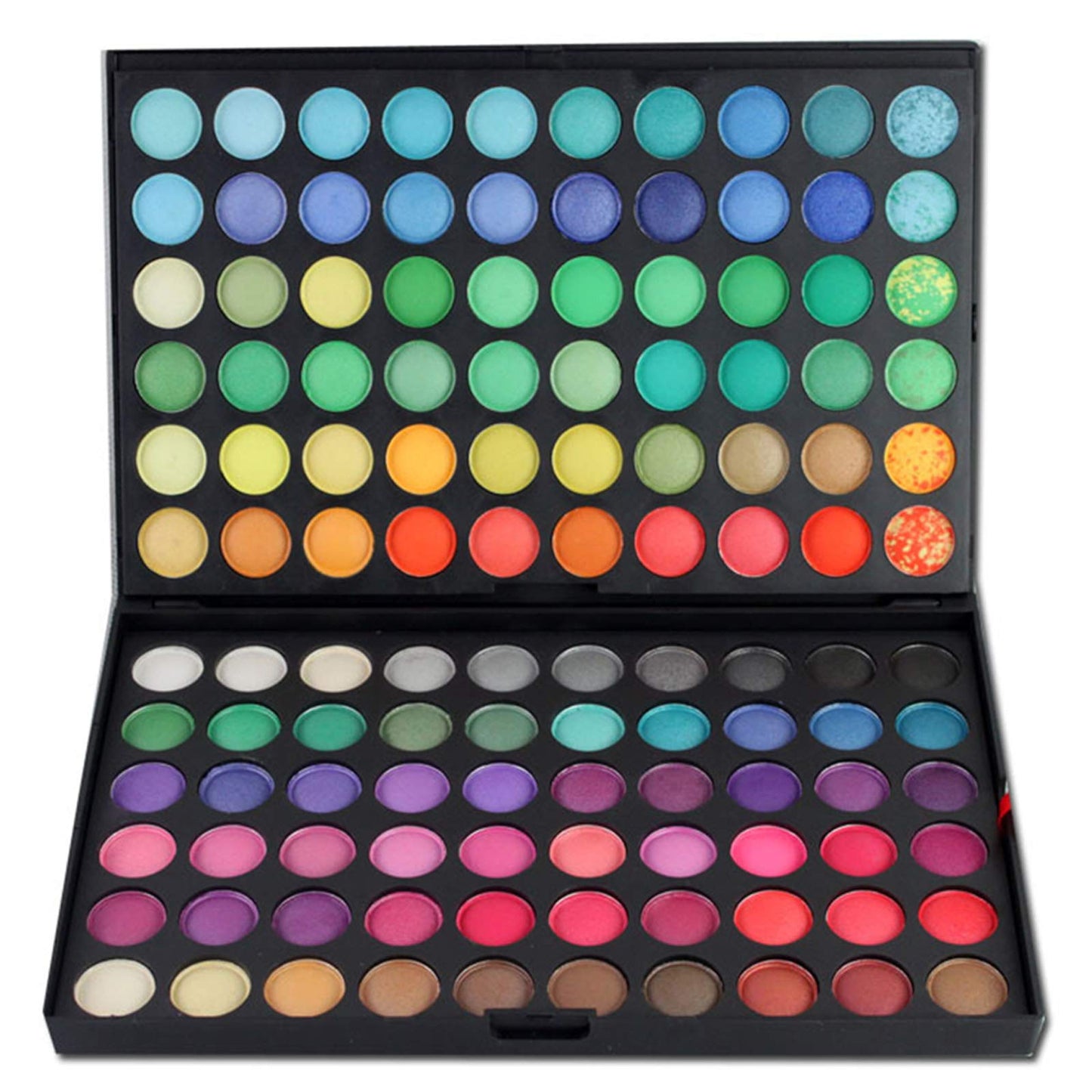 Joyeee Eyeshadow Palettes, Easy to Blend Color Fusion 120 Shades Metallic and Shimmer Eyeshadow Sweatproof and Waterproof Nudes