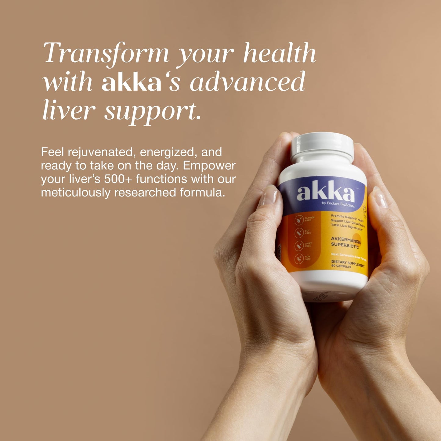 Akka Premium Liver Cleanse Detox & Support Superbiotic - 2pack: Detox, Regeneration, & Restoration Liver Support Supplement with Bioavailable Pasteurized Akkermansia | Vitality | Metabolism | Immunity