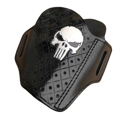 Special Patterned Leather Gun Holster Fits Colt Python or Colt King Cobra, Handcrafted, Premium Leather - ShnLeather (Black, Colt King Cobra 2" Barrel)