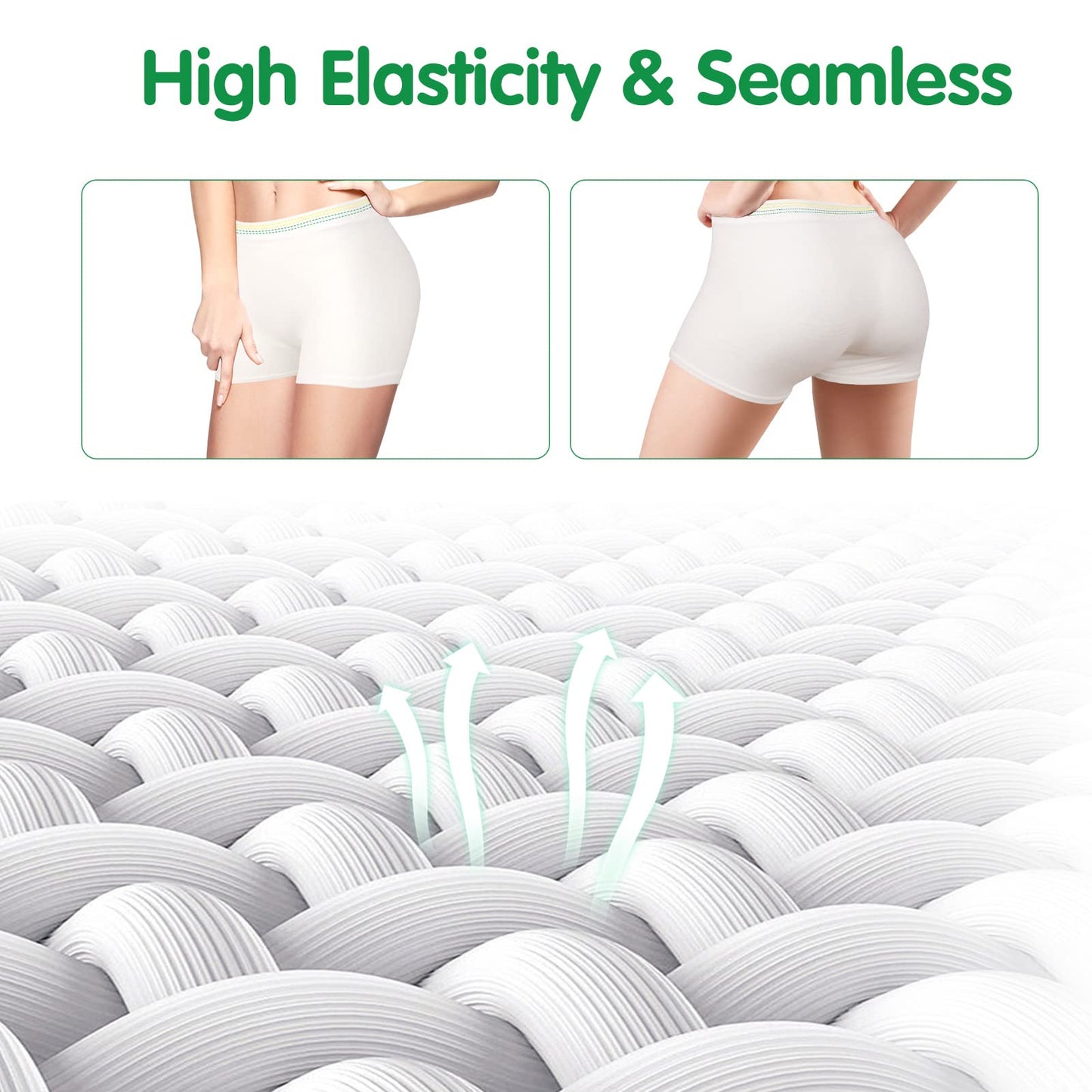12 Pack Mesh Underwear Postpartum Must Have Hospital Provide Washable Breathable Undies for Delivery, Surgical,Traveling (S/M(12-38 in))