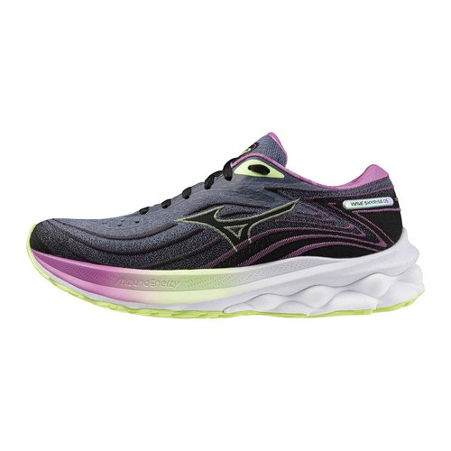 Mizuno Women's Wave Skyrise 5 Roxy Running Shoe | Neutral Running Shoe | Wild Wind-Black | US Womens 7
