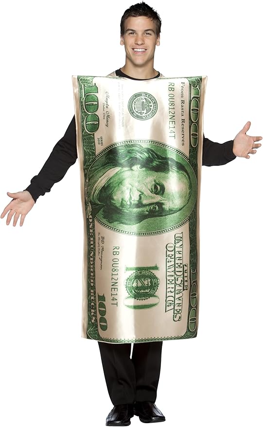 Rasta Imposta Dollar 100 Bill Costume