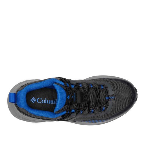 Columbia Konos™ Low (Little Kid/Big Kid) Dark Grey/Vivid Blue 6 Big Kid M