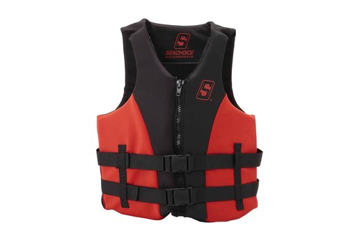 Seachoice Evoprene Multi-Sport Life Jacket - 2XL - Red/Black, Fits Chest 44-50 in, USCG Level 70