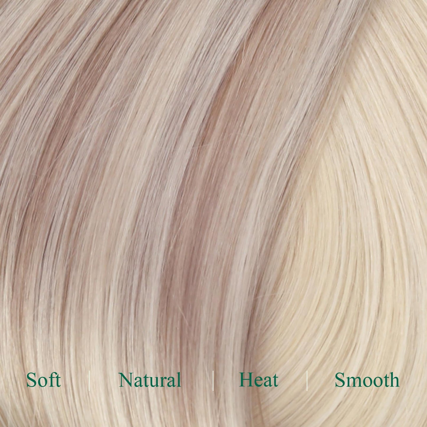 Easyouth Clip in Hair Extensions Real Human Hair Highlight Soft and Silky Hair Extensions Clip ins Ash Blonde to Platinum Blonde