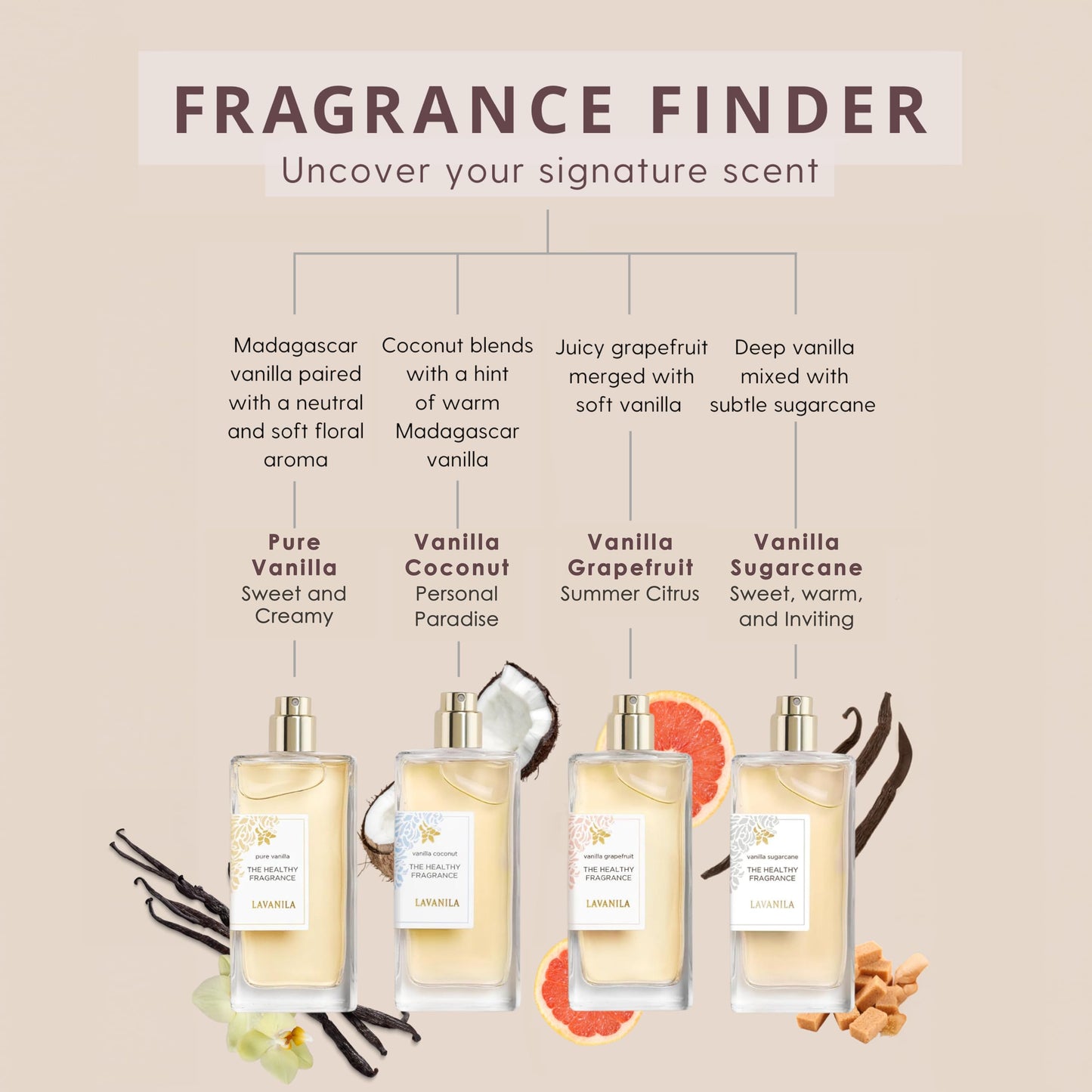Lavanila Pure Vanilla Travel Size Roller Perfume for Women, 0.32 Oz - Pure Madagascar Vanilla & Creamy Tonka Bean, The Healthy Fragrance, Clean and Natural