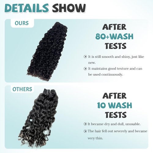 Water Wave Bundles Human Hair Burmese Curly Human Hair Double Weft Wet and Wavy 15A Unprocessed 100% Pure Protein Brazilian Hair for Black Women 26 Inch Natural Color 85G