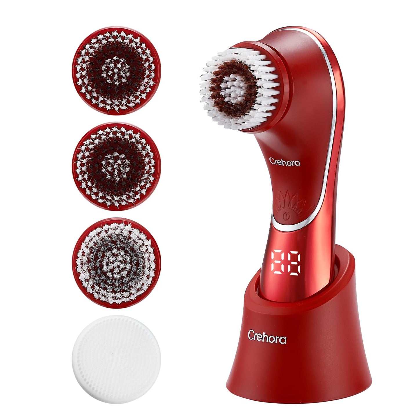 Facial Cleansing Brush, Electric Face Scrubber, Facial Cleansing Brush Rechargeable IPX-7 Waterproof Rotating Face Scrubber for