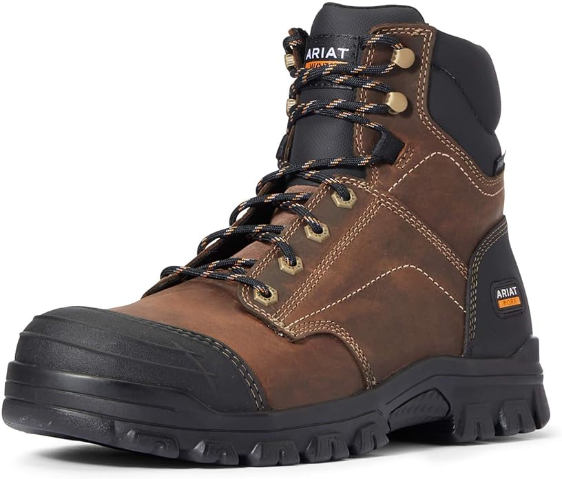 ARIAT mens Treadfast 6" Steel Toe Work Boot