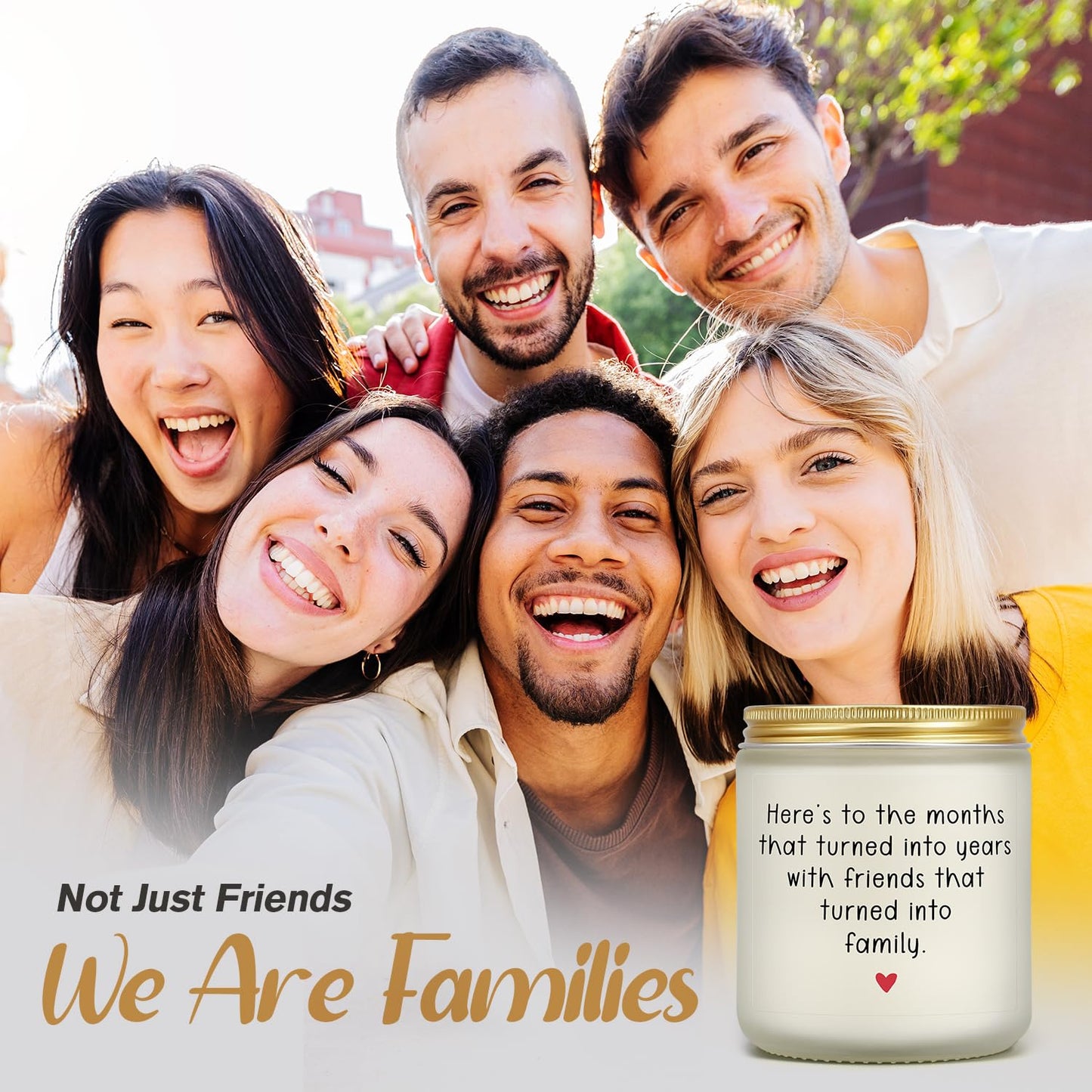 Friendship Gifts for Women Birthday, 50th 60th 70th 1955 Best Friend Birthday Gifts for Friends Female, Candles for Friends, Unique Thank You Gift to Friend Male Bestie BFF Coworker Woman Men Her Him