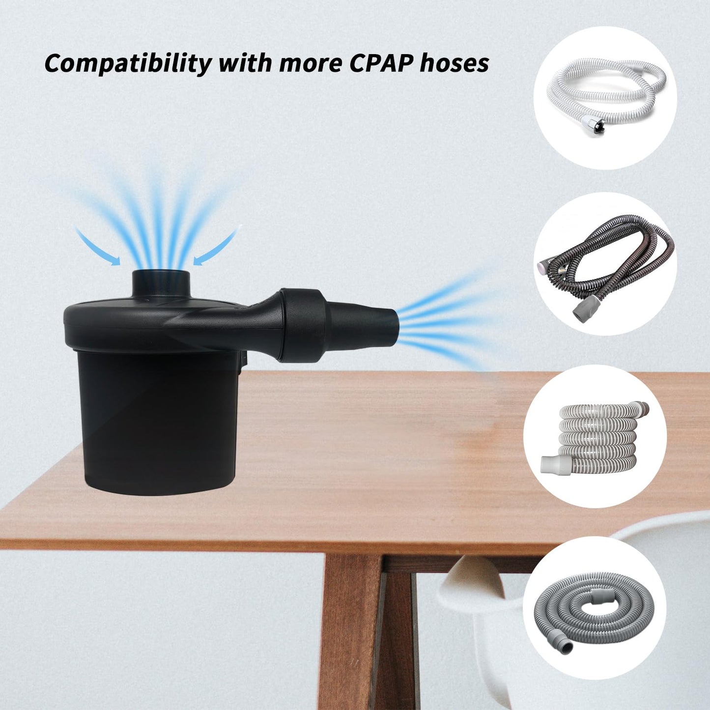 CPAP Hose Dryer Cleaning KIT with Filter Cotton, CPAP Tube Cleaner_Quick Drying Water_CPAP Cleaning Supplies