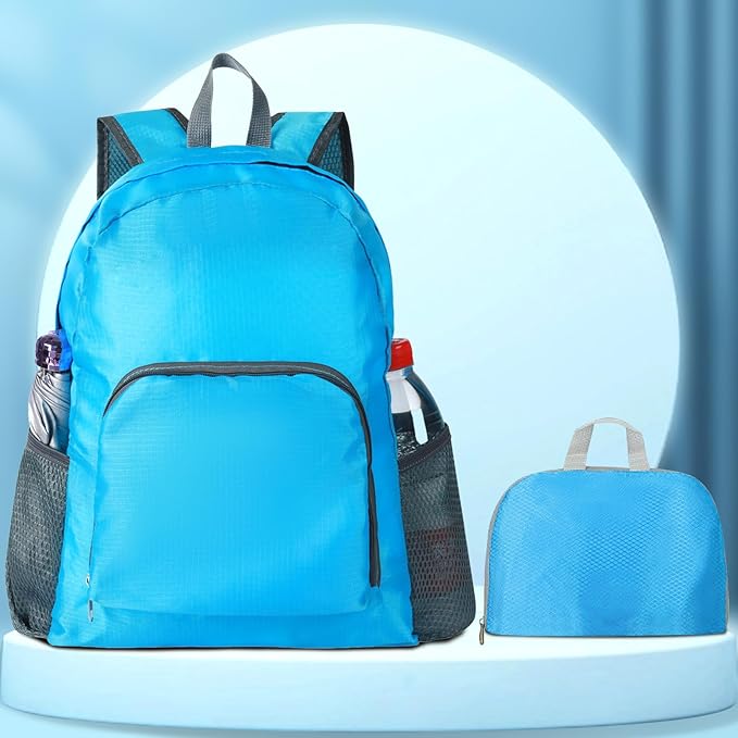Foldable Backpack Travel Collapsible Backpacks Lightweight Packable Backpacks Men Women Foldable Day Pack for Travel, Hiki...