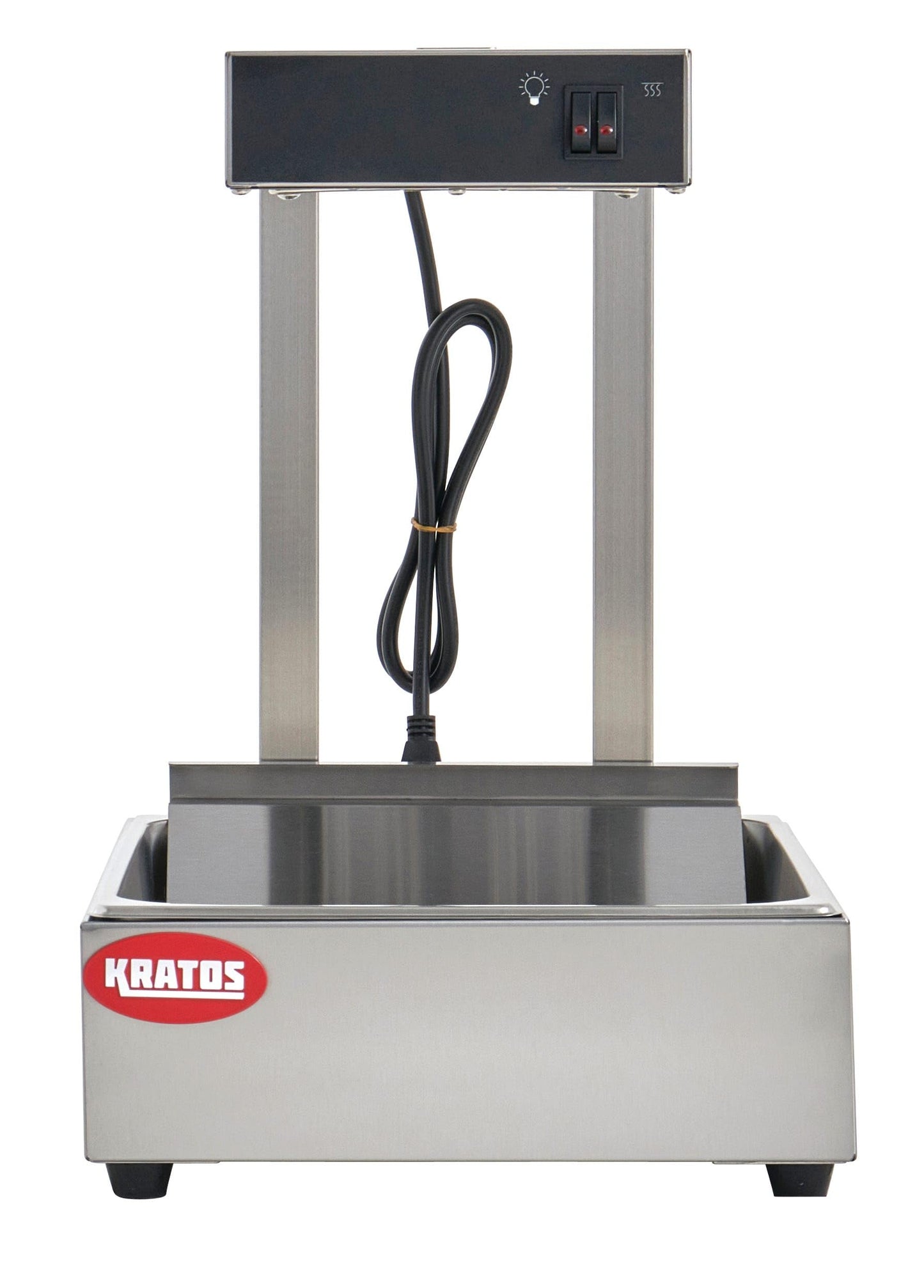 Kratos Commercial French Fry Warmer/Dump Station, Stainless Steel Electric Freestanding Countertop Food Warmer 120V, 1000W (31M-011)