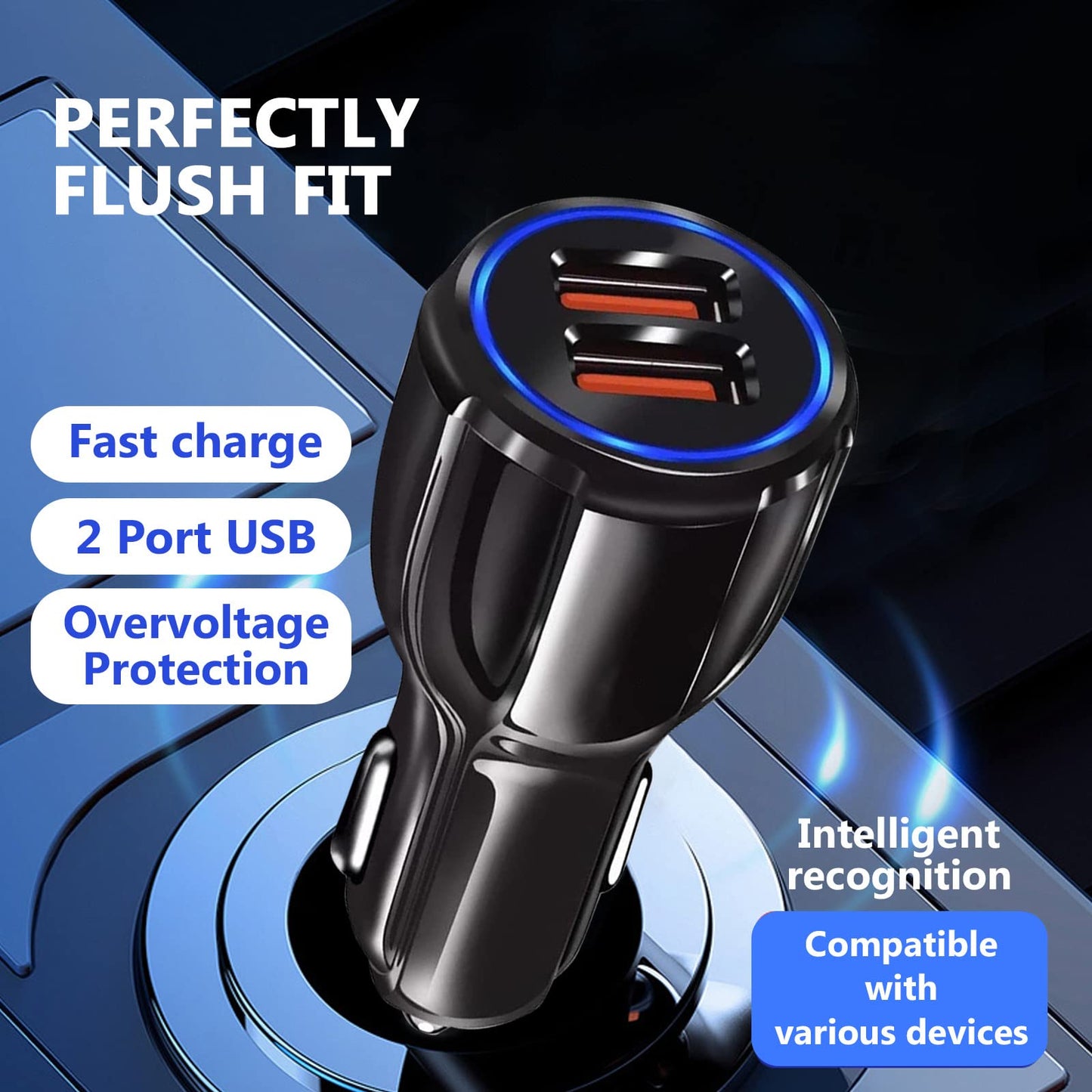 Fast Usb Car Type C Charger 30W Adapter For Moto G Power 2025/G Stylus/G Play/G Pure,Edge,Motorola One 5G Ace/Razr, Carplay Cabl