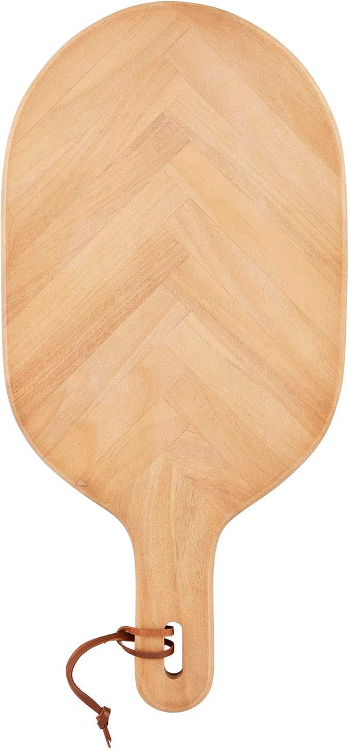 Mud Pie Small Beech Wood Board; 19 1/2" x 9 1/2"