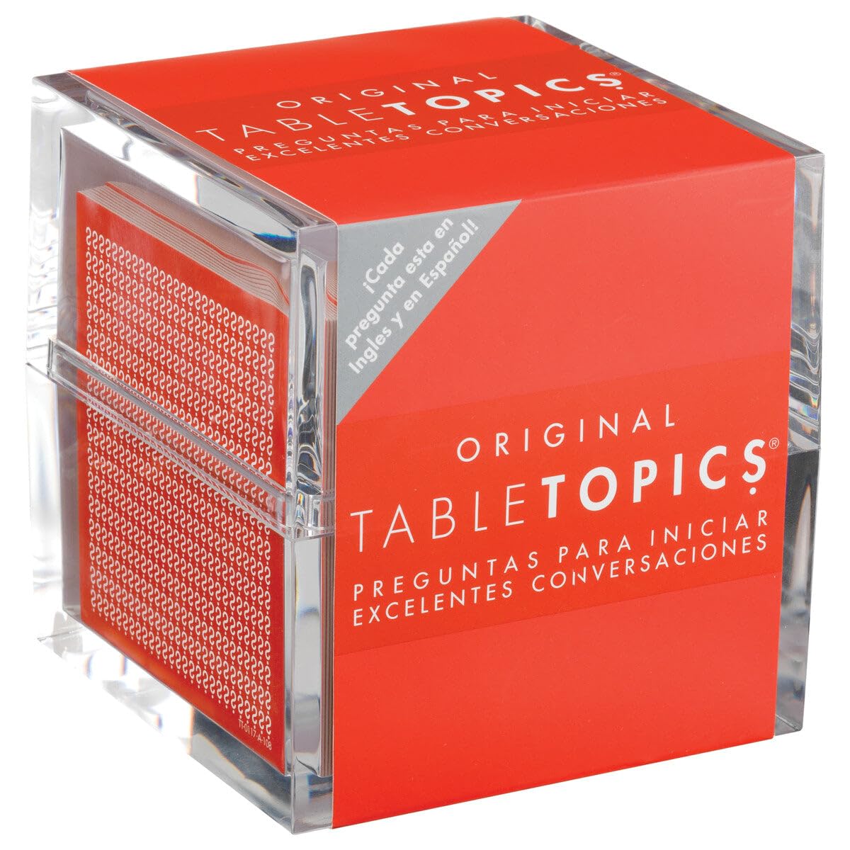 TableTopics Original En Espanol Question Card Game - 135 Spanish/English Conversation Starter Cards, Learn & Practice Spanish, Icebreakers for Adults, Bilingual