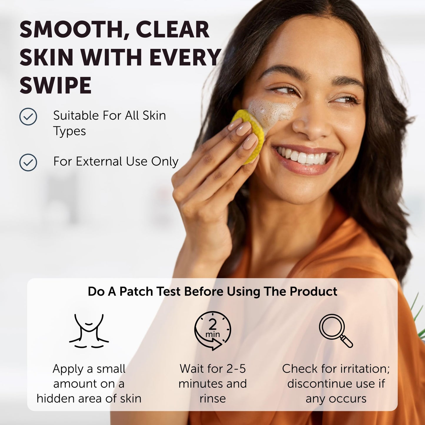 VALITIC Turmeric Kojic Acid Cleansing Pads - Exfoliating Dark Spot Remover for Face with Vitamin C, Alpha Arbutin, Niacinamide a