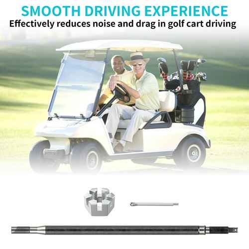 10L0L Upgraded Golf Cart Rear Spline Axle Shaft for EZGO RXV Electic 2008-Up Driver Side, Replace OEM 620337, 614208