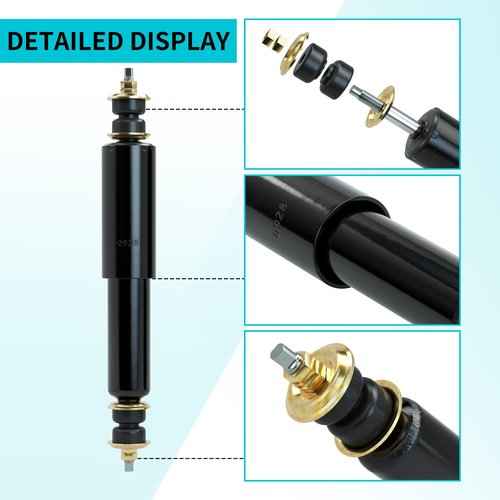 10L0L Upgraded Golf Cart Front Rear Shock Absorber for EZGO TXT 1994-up, EZGO Medalist & Marathon 1970-1994 RXV 2014-up(Rear), OEM# 70928-G01 76419G01, 4 PCS