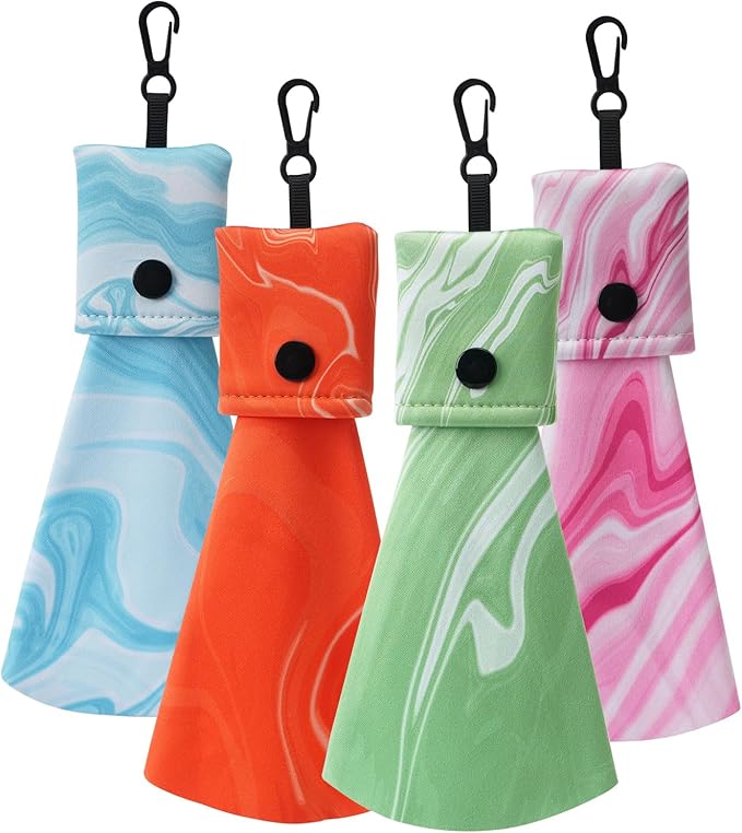Colorful Glasses Cleaning Cloth Microfiber Wipes Portable Keychain Eyeglasses Lens Cleaner Cloth Wipe for Sunglasses Jewelry Electronics Camera