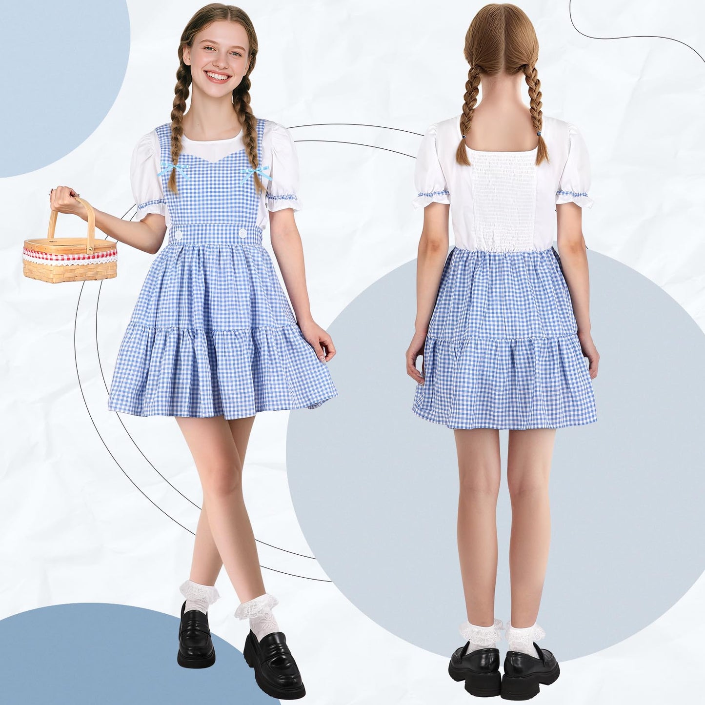 Loscola Halloween Costumes for Women, Book Storybook Character Costumes for Women, Girls Halloween Costume Adult Woman Outfit