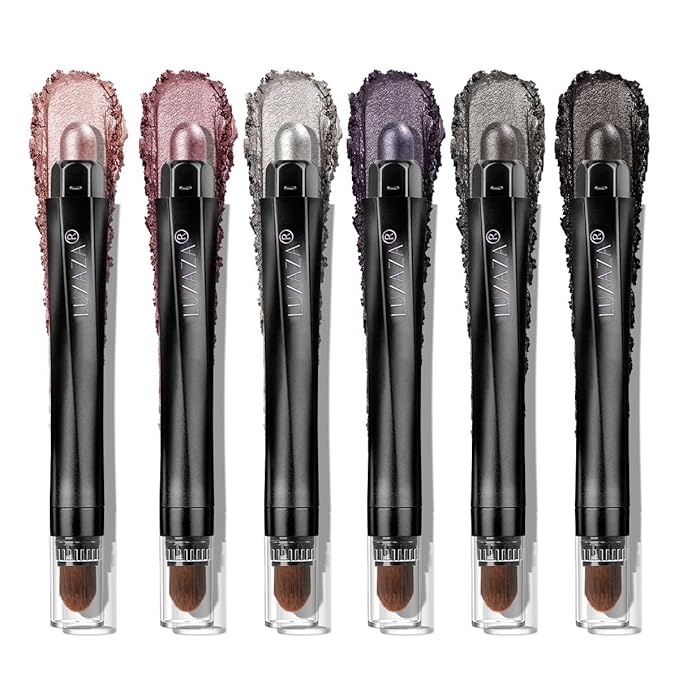 Classic 6PCS Neutral Eyeshadow Stick Set, Matte Cream Eye Shadow Eyeliner Brightener Pencil Crayon, Halloween Makeup - Astral Dawn
