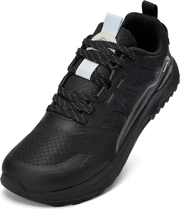 Lamincoa Wide Men's Sneakers Hiking Walking Lightweight Breathable Shoe Non-Slip Outdoor Sports Trail Running Tennis Sneaker