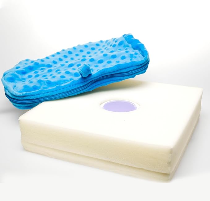 Special Needs Essentials FocusPad Seat - Vibrating Cushion for Sensory Kids | Sensory Foot Cushion | Therapy Tools for Kids and Adults with ADHD & Autism | Fidget Toys | Portable and Lightweight -Blue