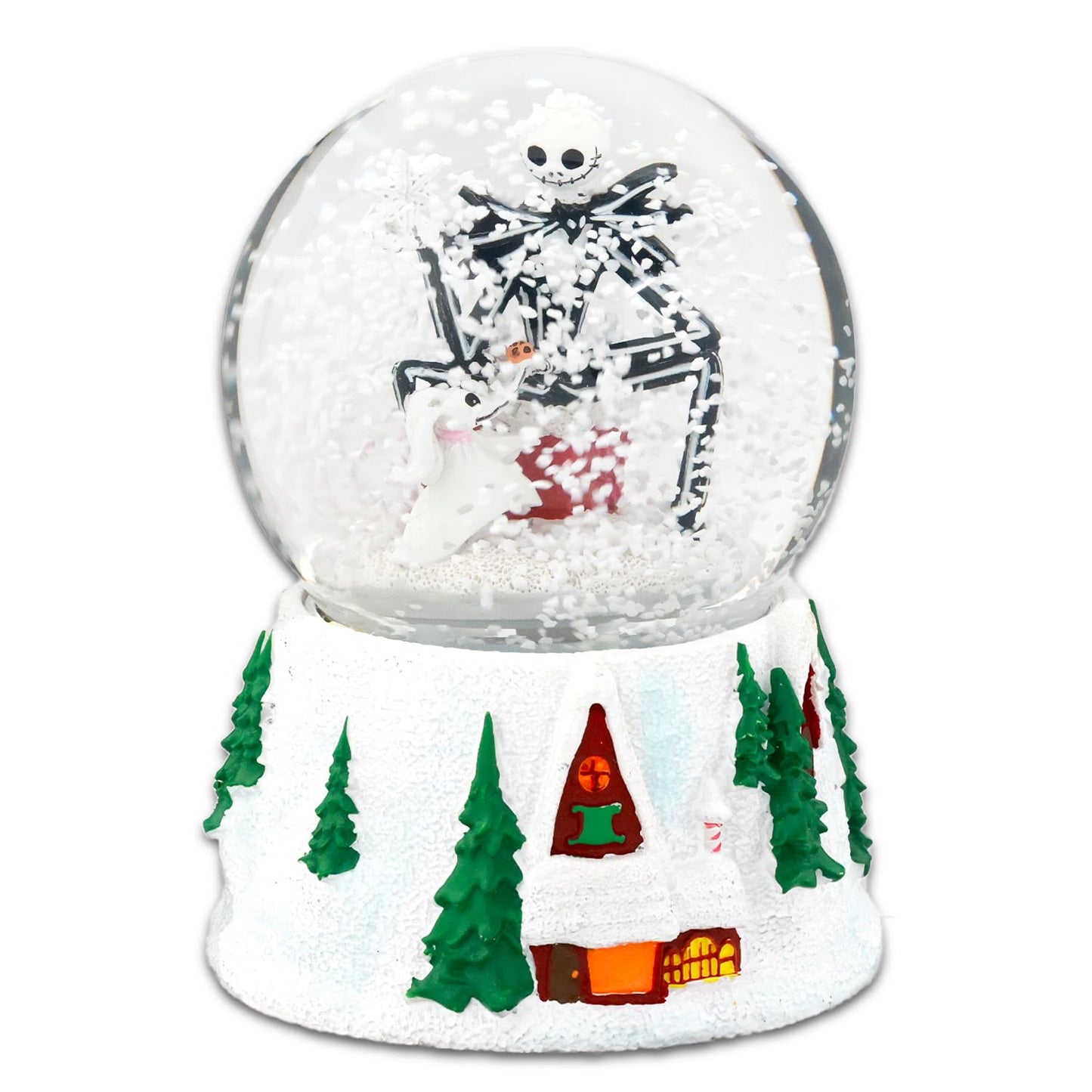 Disney The Nightmare Before Christmas Musical Snow Globe for The Set - Bundle of Jack Skellington Musical Water Globe, Stickers, More | Disney Home Decorations