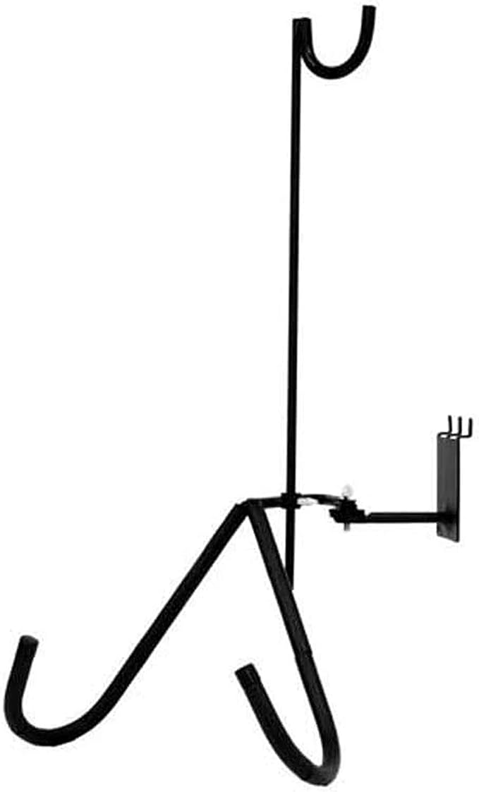 VICTORY DISPLAY & STORE FIXTURE MFG Padded Metal Adjustable Baritone Sax Holder, Attaches to Slatwall or Pegboard (Quantit...