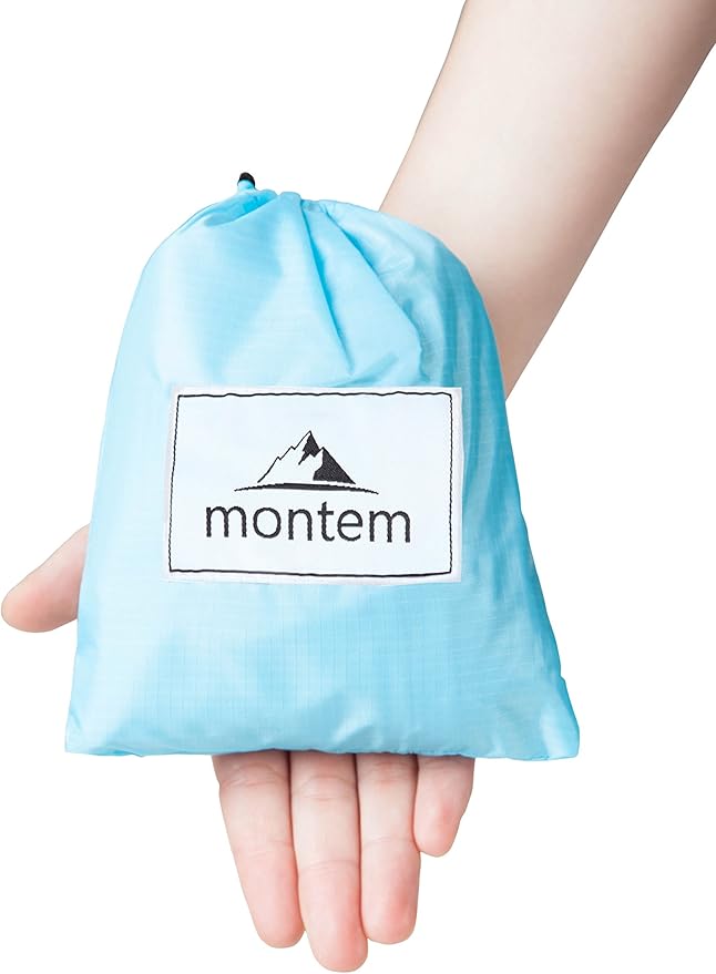 Montem Premium Pocket Blanket/Compact Picnic, Beach, Outdoor, Camping Blanket Made from Premium Soft and Lightweight Water...