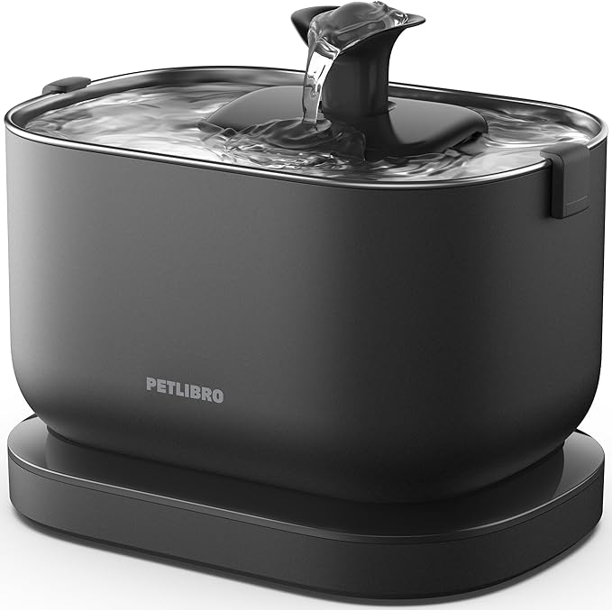 PETLIBRO Cat Water Fountain, Cordless Pet Water Fountain Battery Operated, 2.5L/84oz Dockstream Water Fountains for Cats I...
