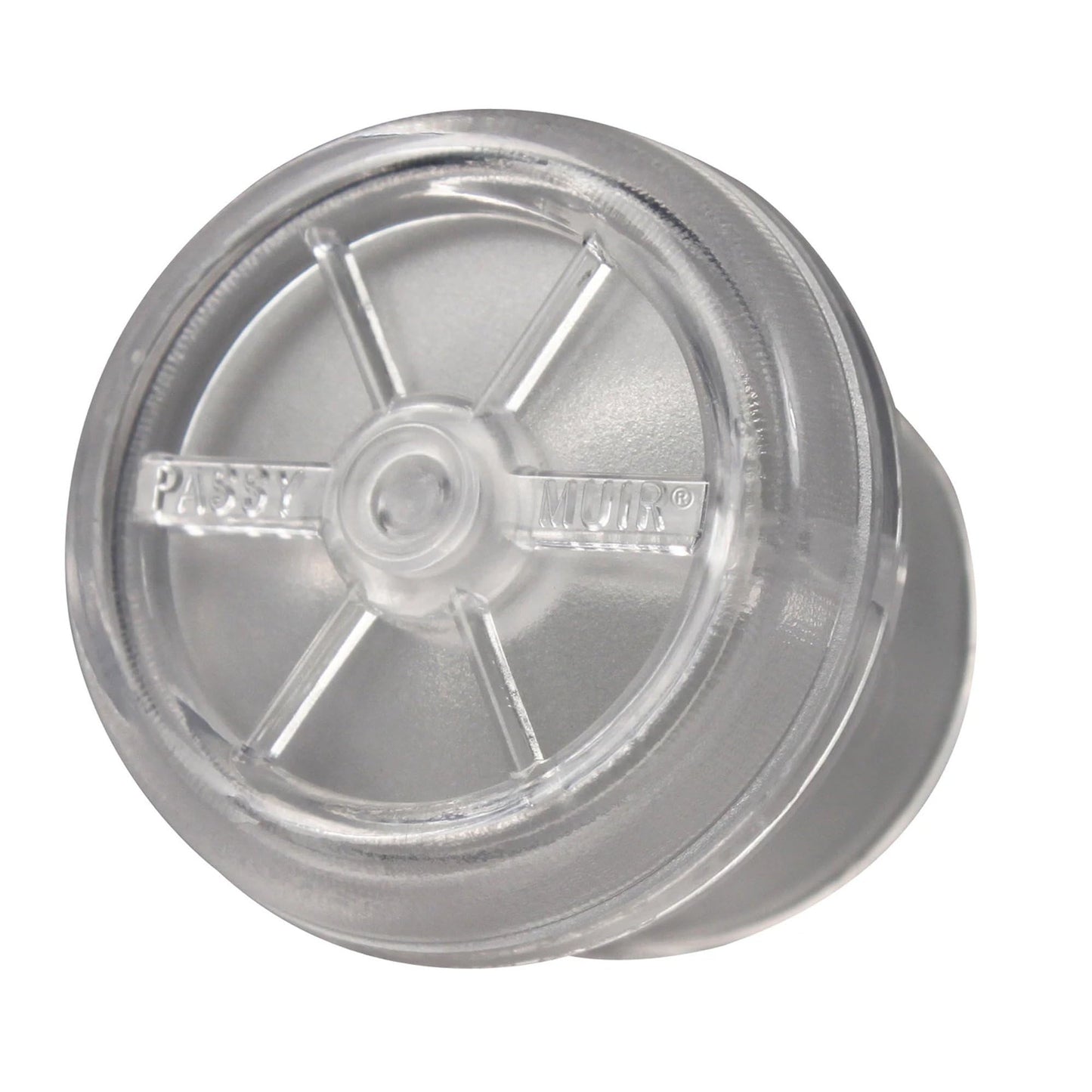 Tracheostomy Speaking Valve | Passy-Muir PMV 2000 (Clear) Low Profile - Lower Resistance Tracheostomy & Ventilator Swallowing and Speaking Valve