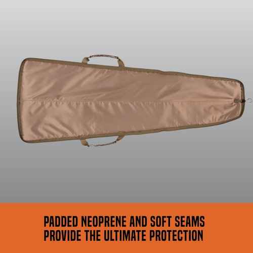 Allen Company Gear Fit Pursuit Waterfowl Shotgun Case - 52" Lockable Soft Gun Case with Adjustable Panel - Neoprene Pockets with Oversized Storage for Hunting Gearl - Realtree Max-7 Camo